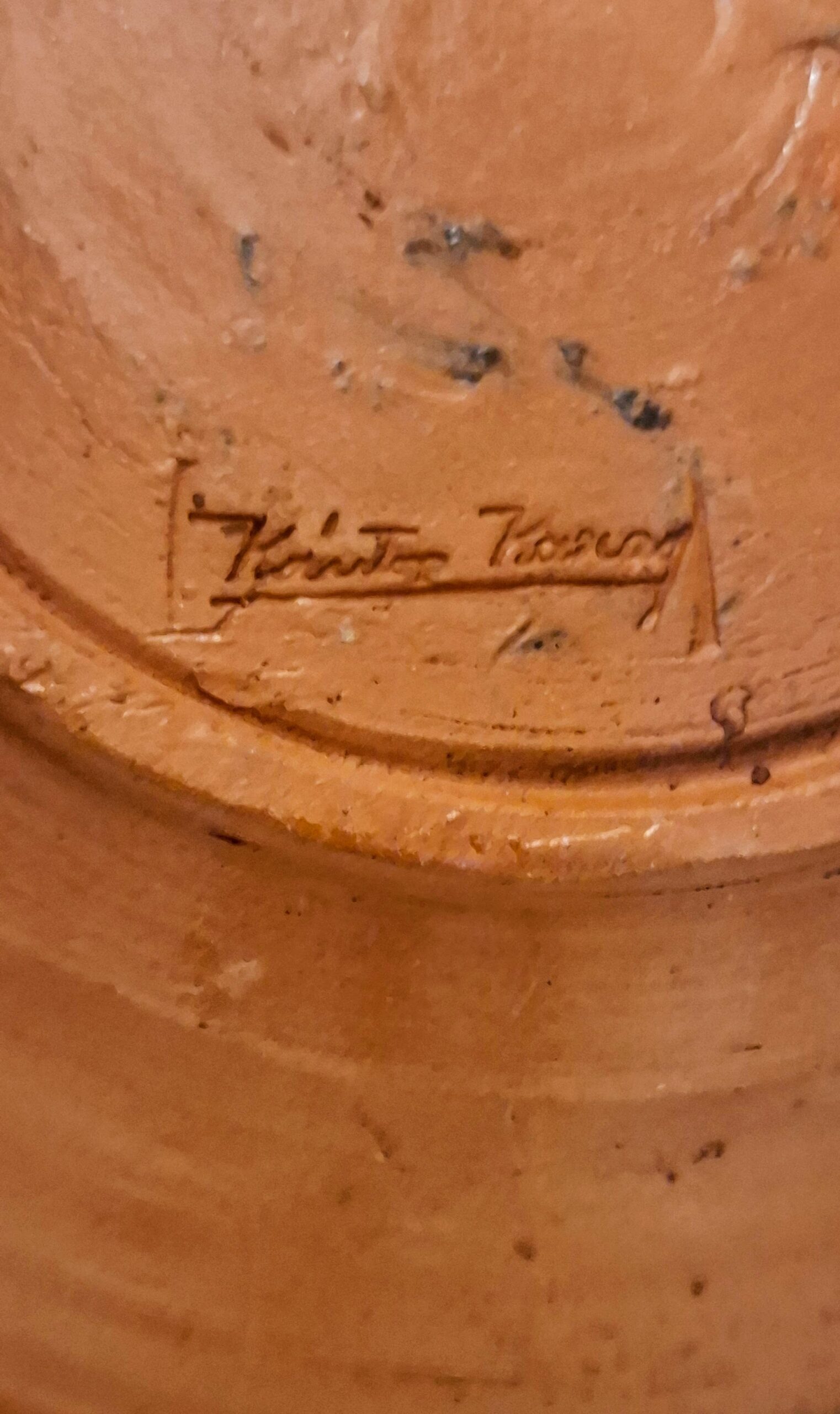 Kántor Sándor Karcagi Mázas Kerámia Tál - 22 cm - Image 3