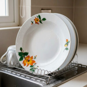 Zsolnay Virágmintás Porcelán Mélytányér – 23,5 cm (pótlásnak)