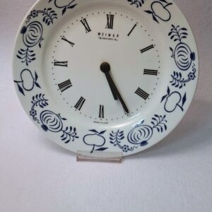 Weimar Zwiebelmuster porcelán falióra – Made in GDR