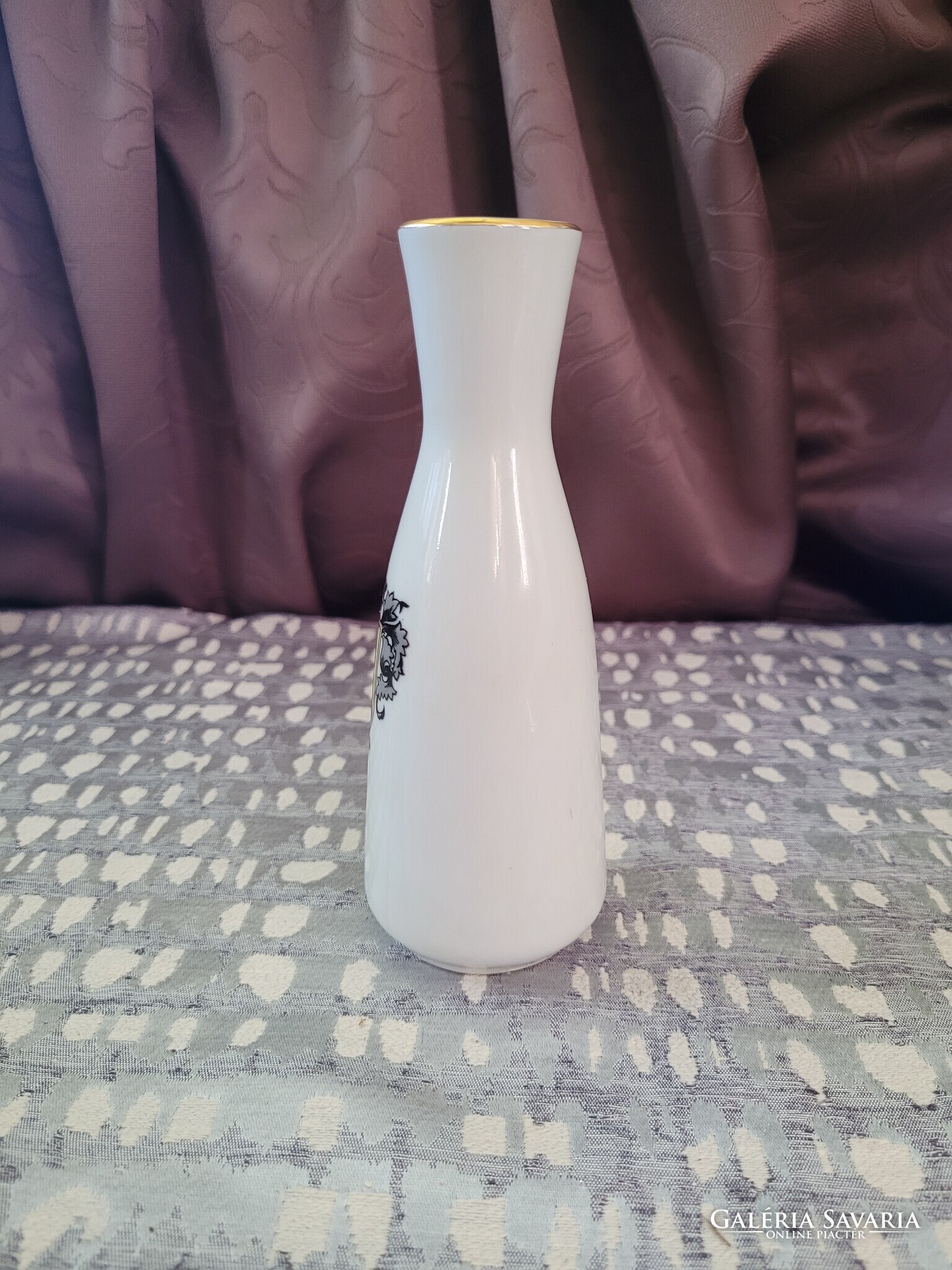 Kahla Dresden címeres NDK porcelán emlékváza – 15 cm - Image 2