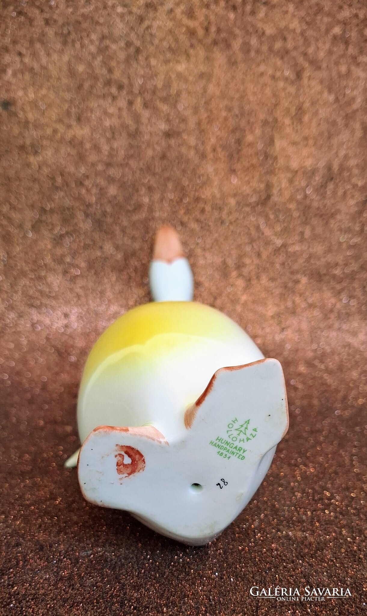 Hollóházi kézzel festett porcelán liba figura – 21 cm - Image 4