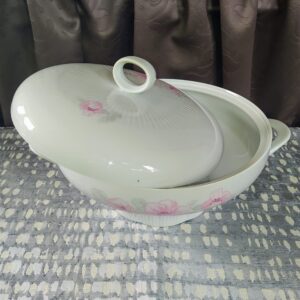 Graf von Henneberg Ilmenau porcelán levesestál – GDR, 1970-es évek